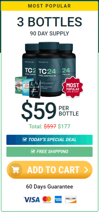 TC24 three bottle bundle sale with special offer for men over 40